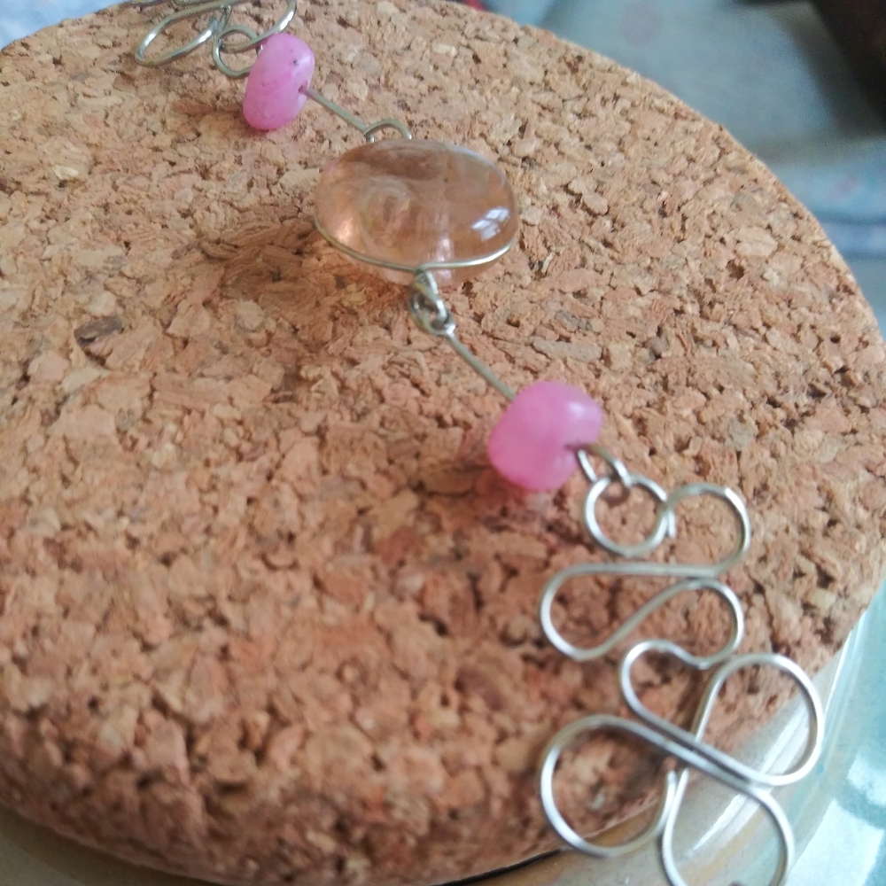 3 for $12 Semi Precious Pink Stone Bracelet